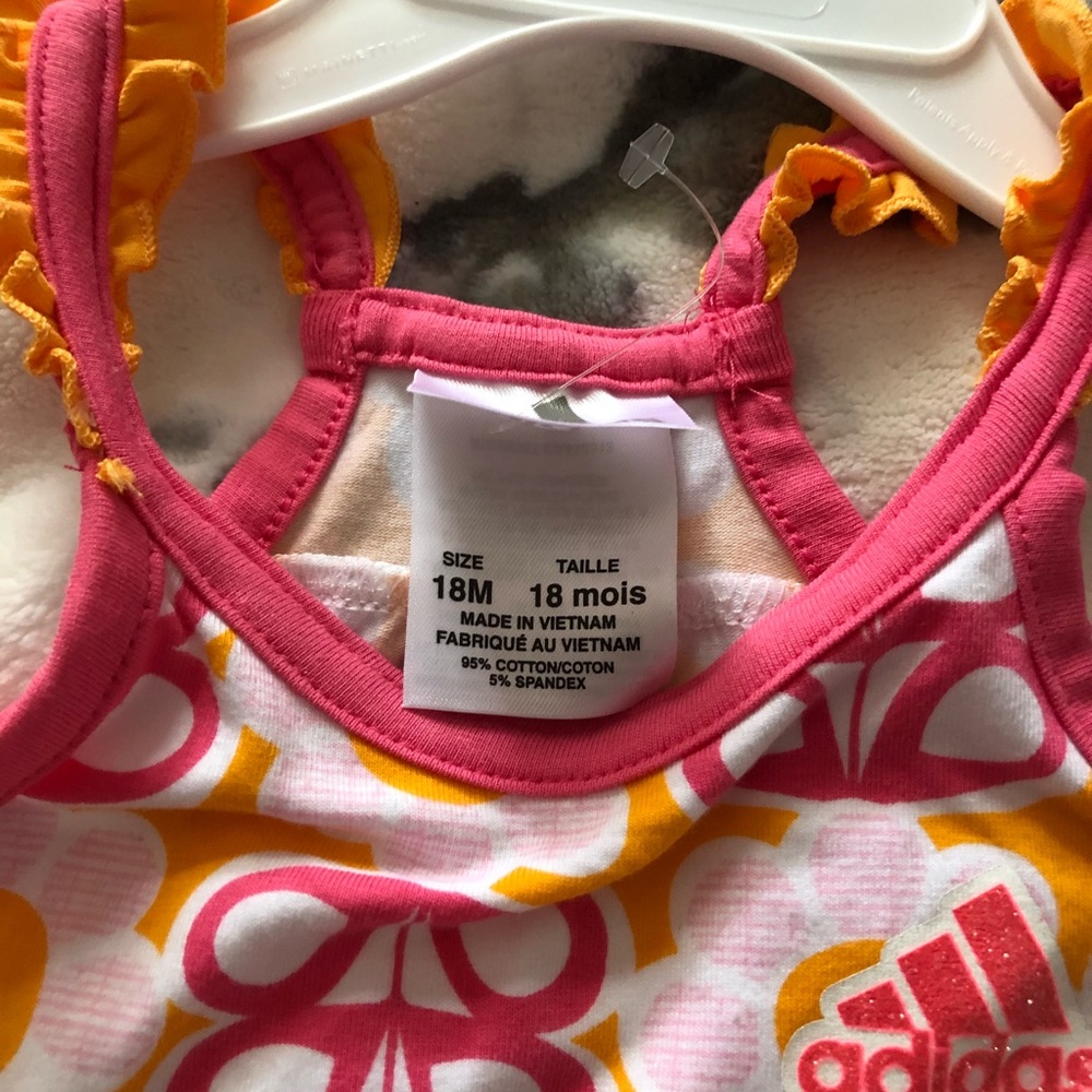 18 M NWT Adidas Pink Sun Dress